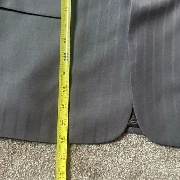 Angelo Rossi Men’s Taupe Pinstripe Blazer Sport Coat Jacket New With Tags